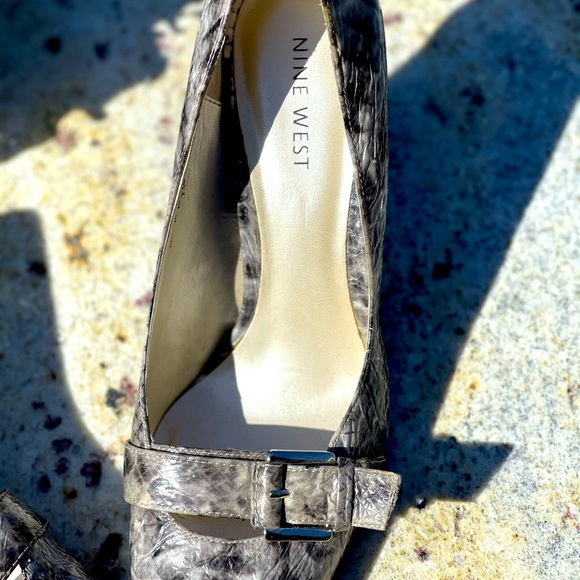 Faux Snake Skin Heels - Picture 5 of 7